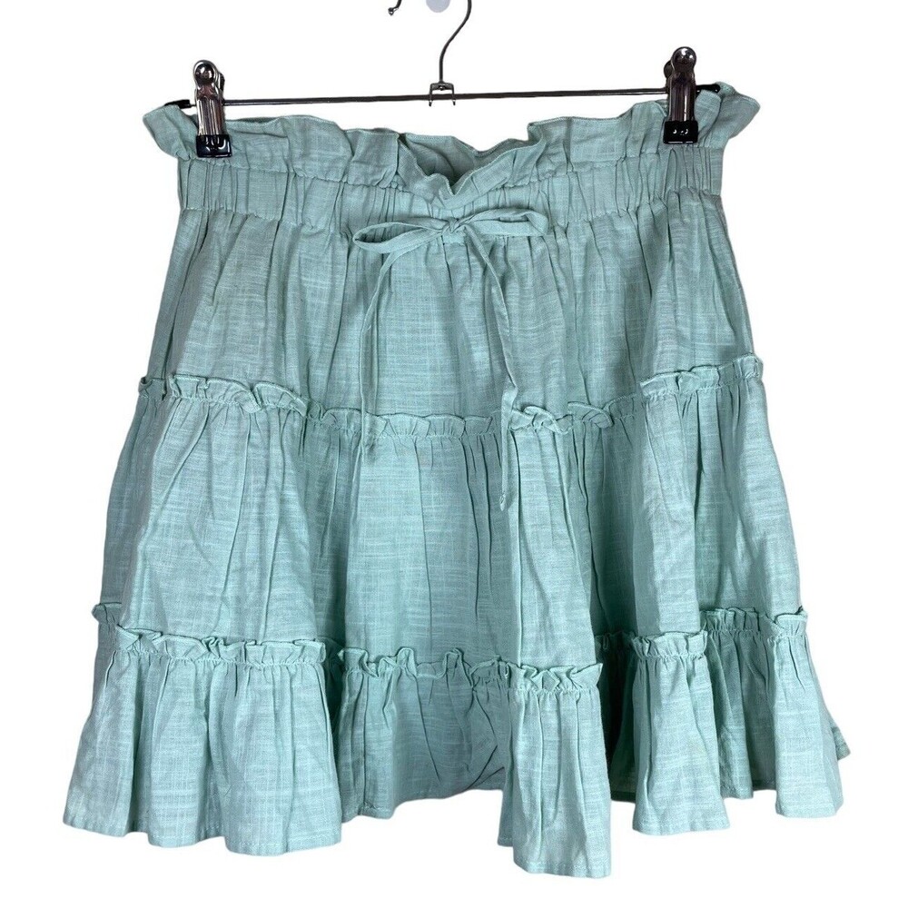 Hesperus festival style Layered Ruffled mini skirt Size medium Taylor Swift